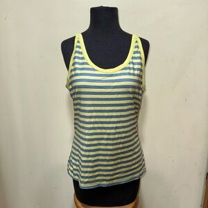 Woman’s Patagonia tank top striped athletic